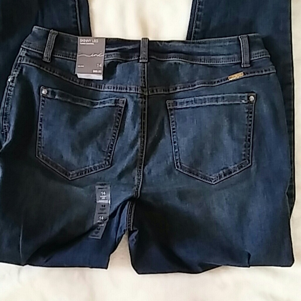 INC NWT Tummy control jeans NWT - Picture 3 of 4